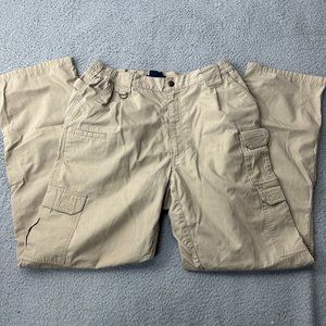 5 11 Tactical Pants Adult 36x34 Tan Khaki Ripstop Cargo Military Police Workwear
